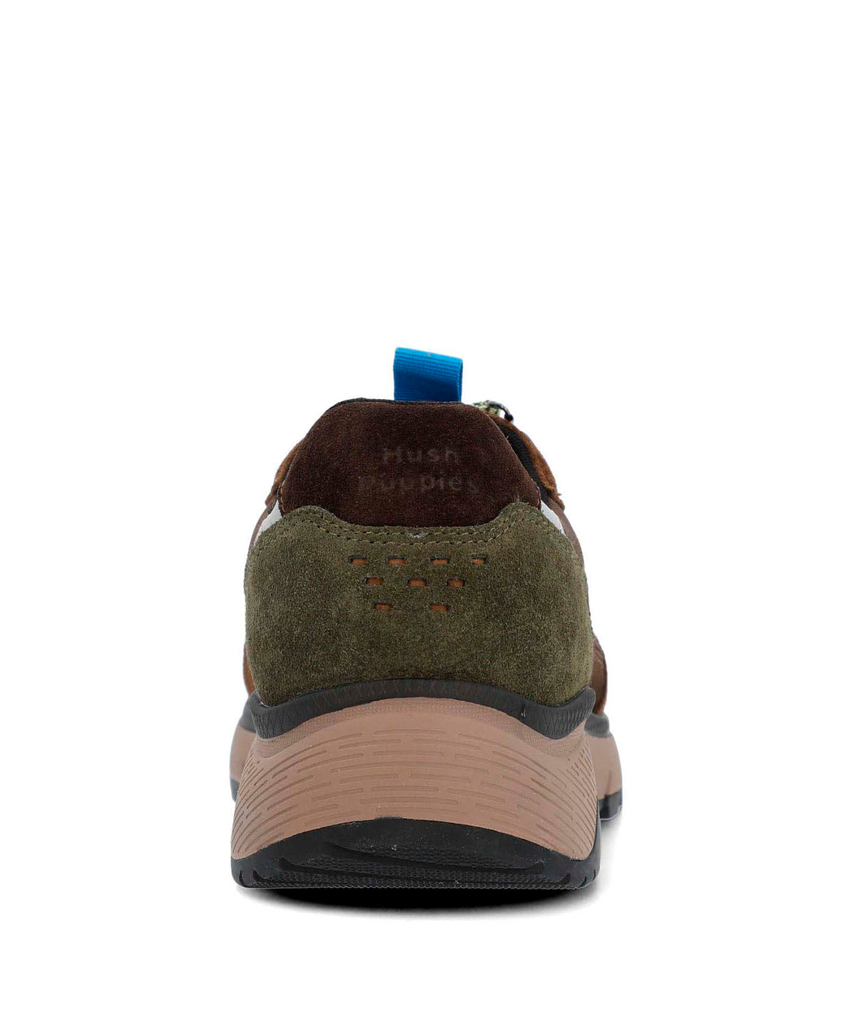Zapatilla Para Hombre Cuero Lux Café Hush Puppies