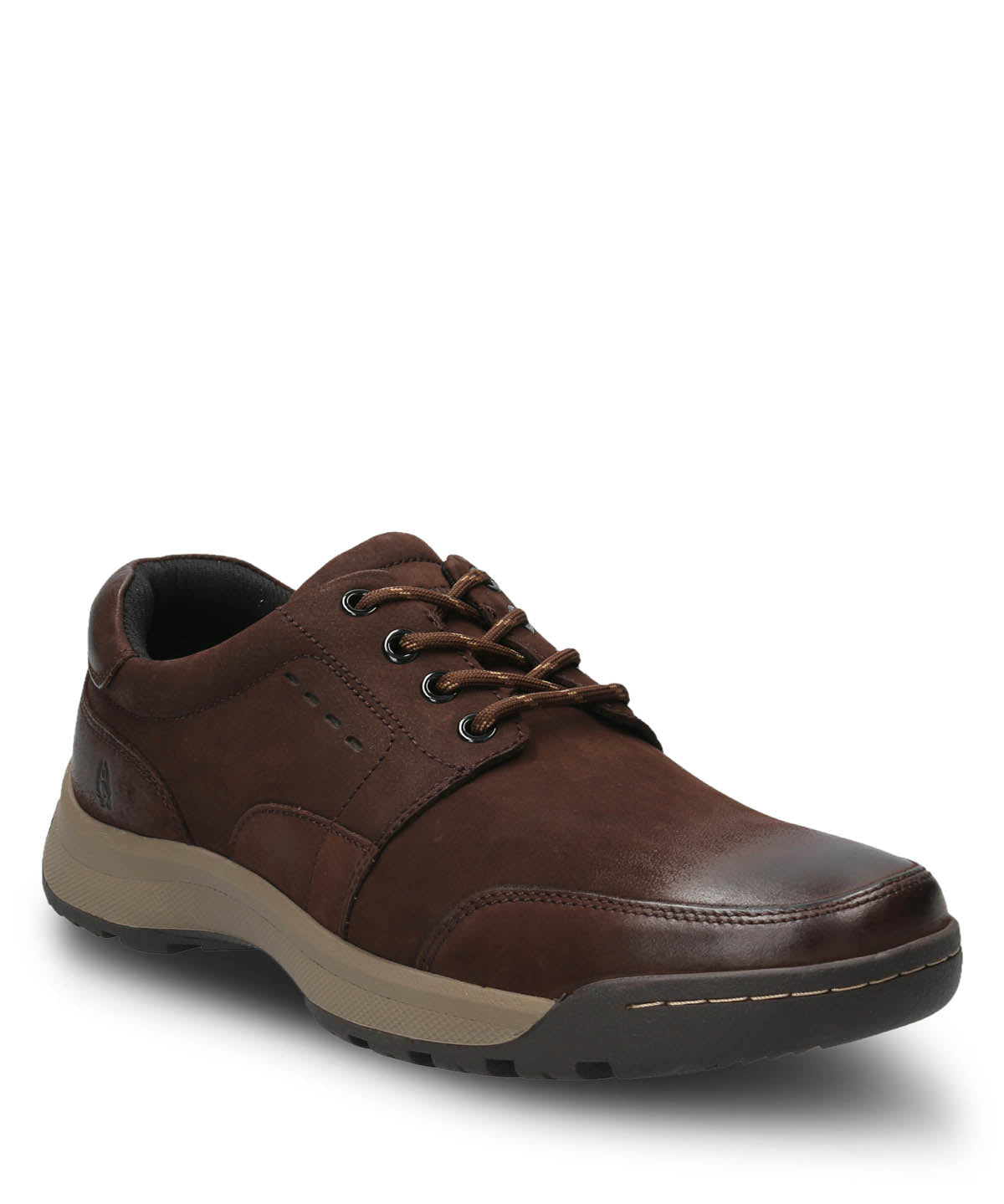 Zapato Para Hombre Cuero Duran Chocolate Hush Puppies