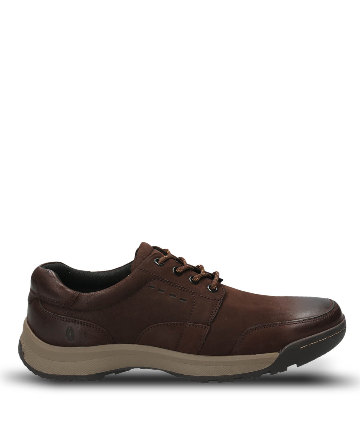 Zapato Para Hombre Cuero Duran Chocolate Hush Puppies