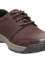 Zapato Para Hombre Cuero Duran Chocolate Hush Puppies