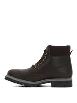 Botín Para Hombre Cuero/Textil Negam Café Hush Puppies