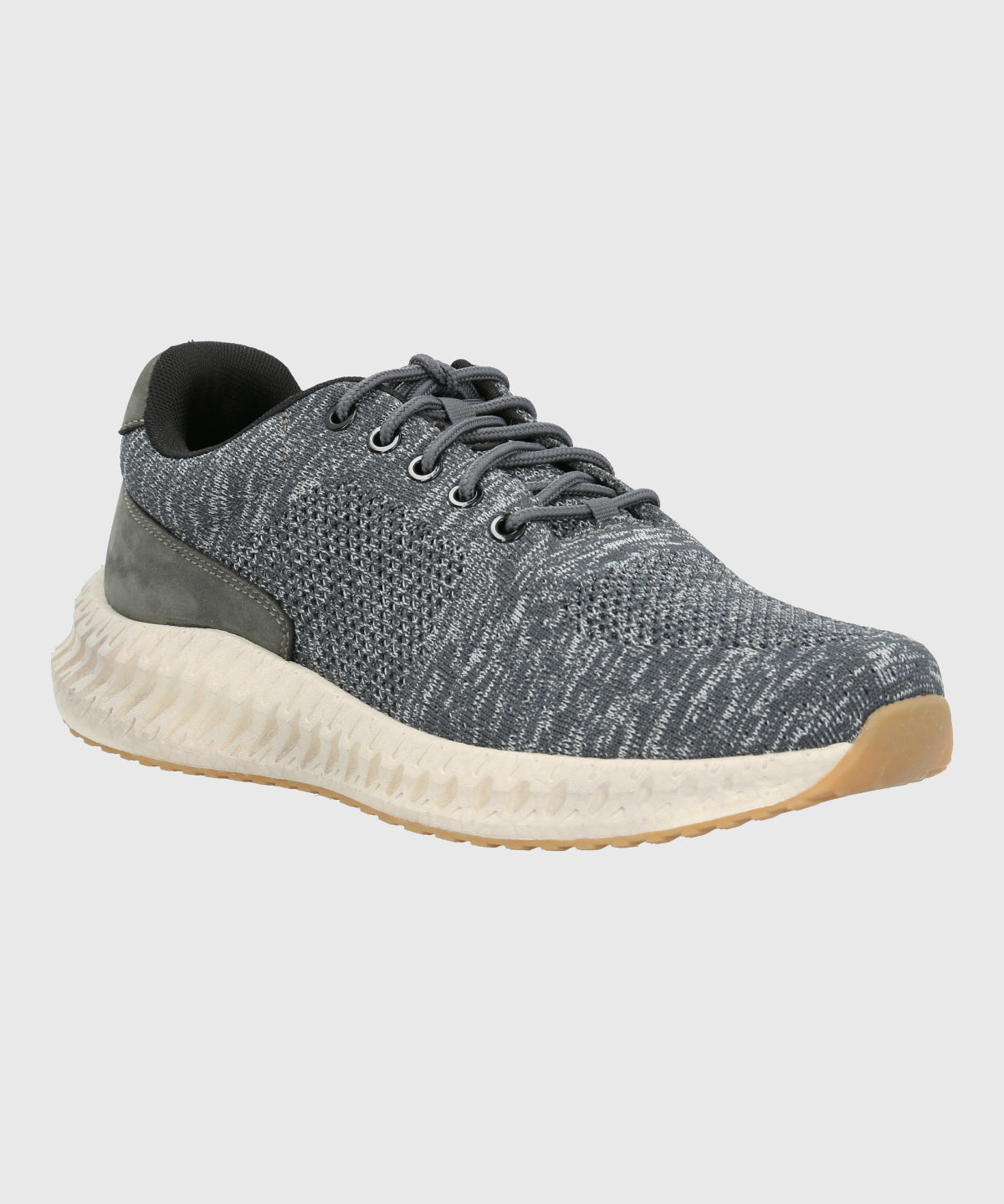 Zapatilla Spinal Knit Lace Cuero Hombre