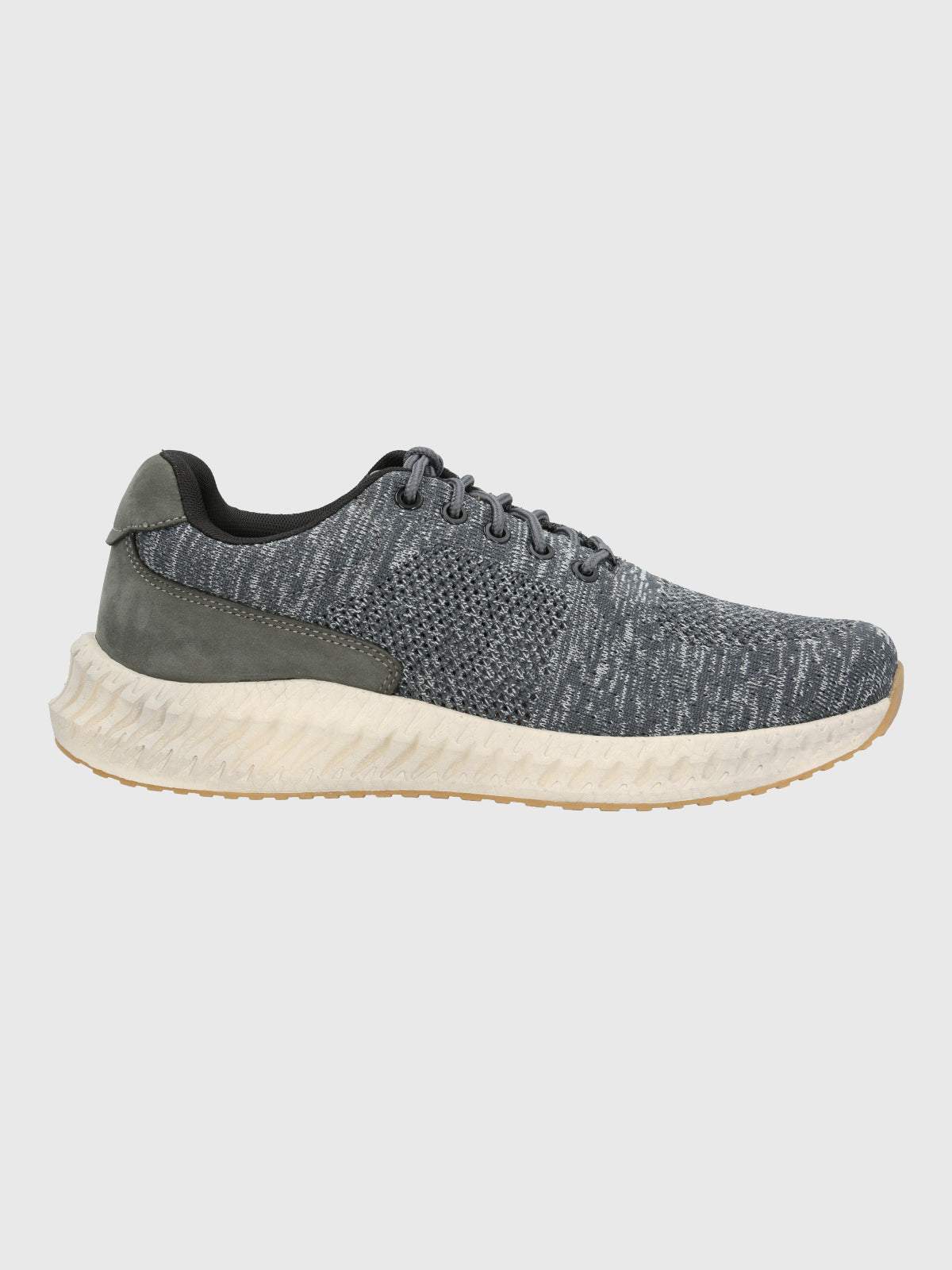 Zapatilla Spinal Knit Lace Cuero Hombre