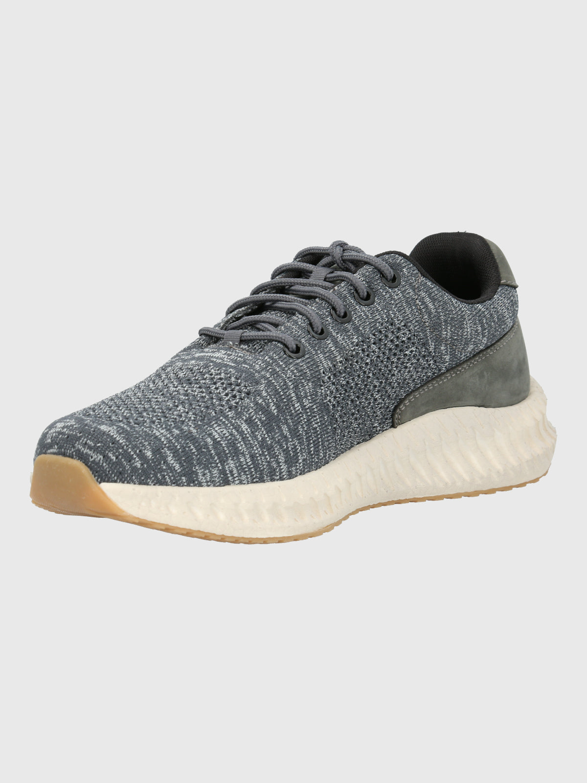 Zapatilla Spinal Knit Lace Cuero Hombre