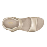 Sandalia Para Mujer Cuero Hp Dorri Qtr Strap Metalizado Hush Puppies