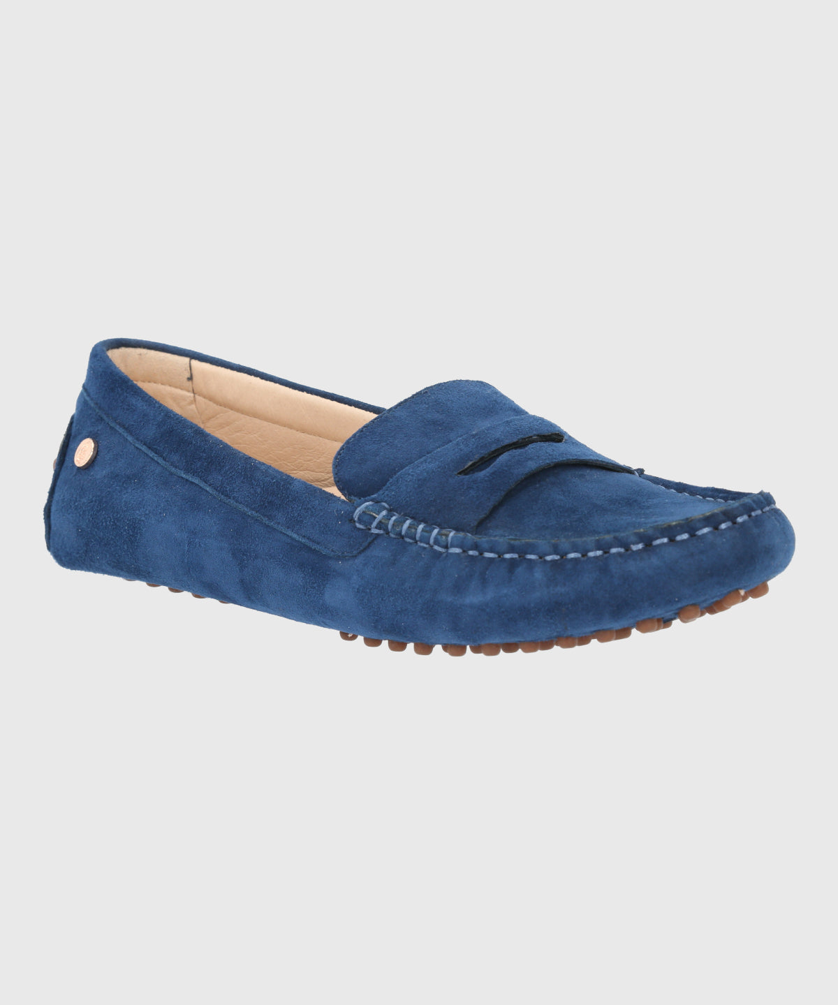 Mocasin Band Cuero Mujer
