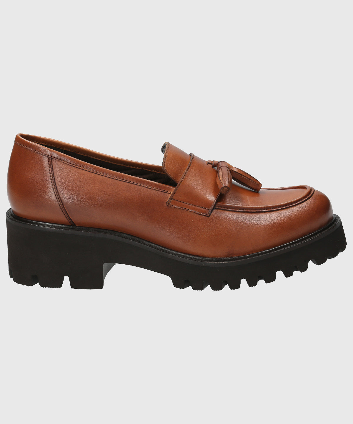 Mocasin Para Mujer Cuero Clov Marrón Hush Puppies