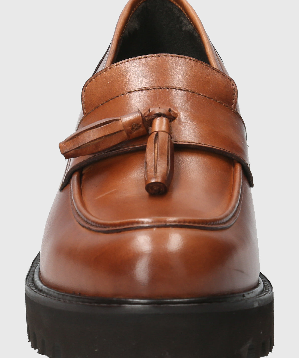 Mocasin Para Mujer Cuero Clov Marrón Hush Puppies
