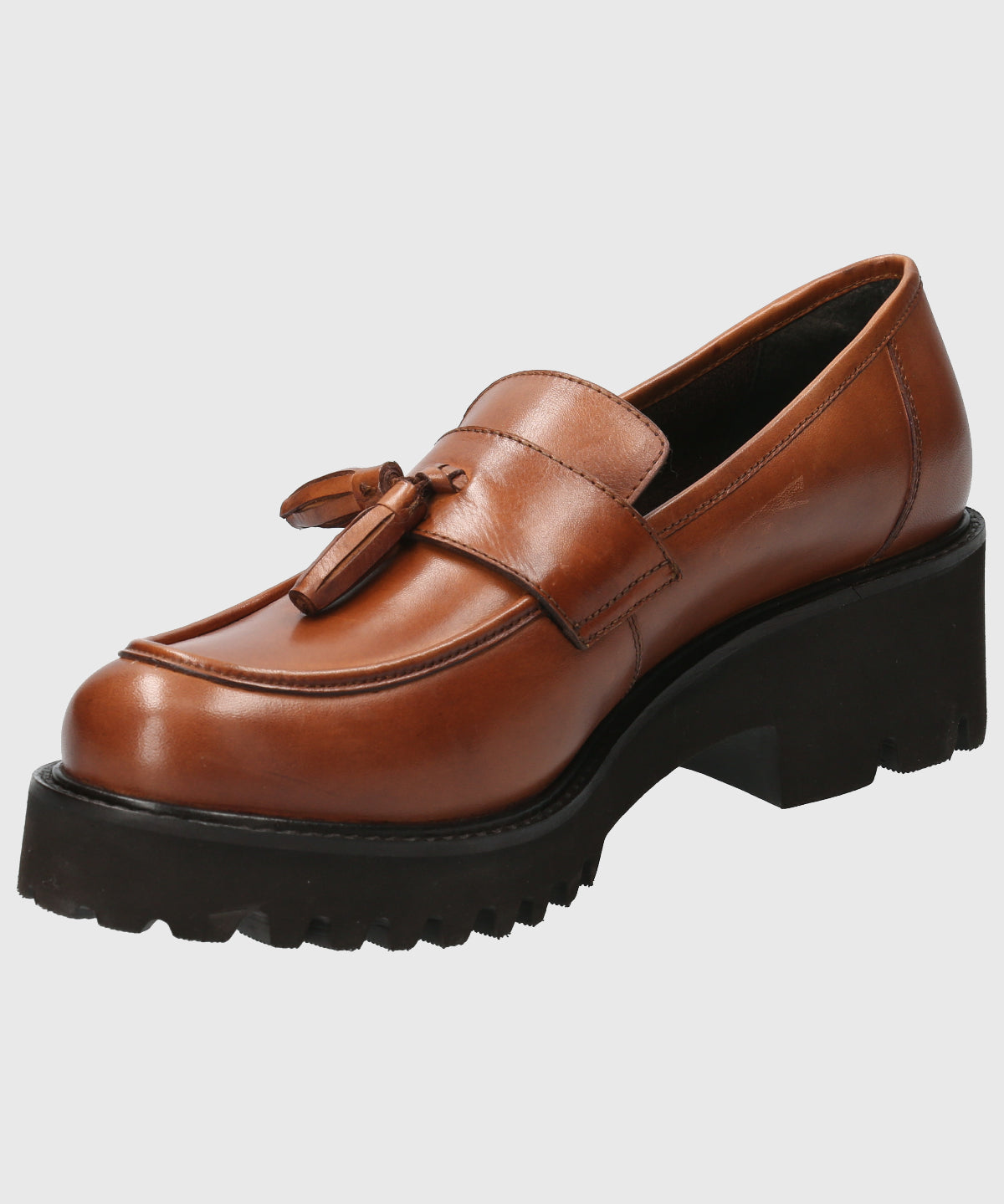Mocasin Para Mujer Cuero Clov Marrón Hush Puppies