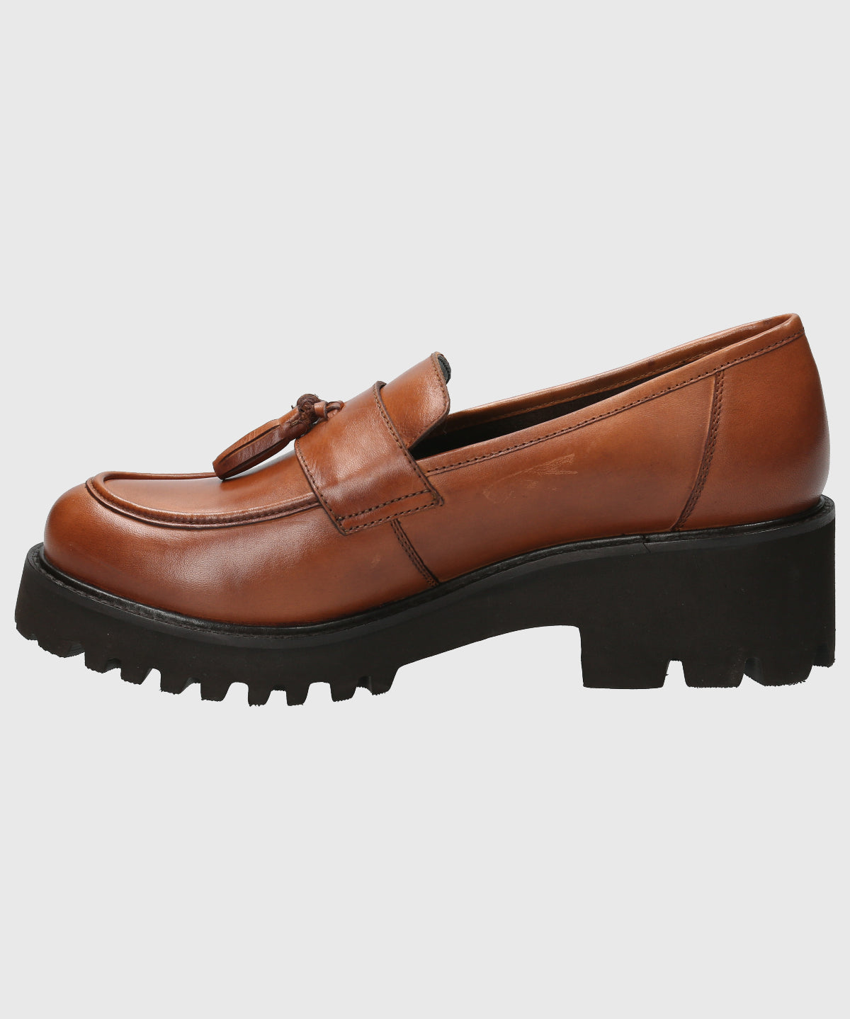 Mocasin Para Mujer Cuero Clov Marrón Hush Puppies