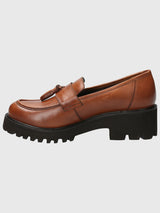 Mocasin Para Mujer Cuero Clov Marrón Hush Puppies