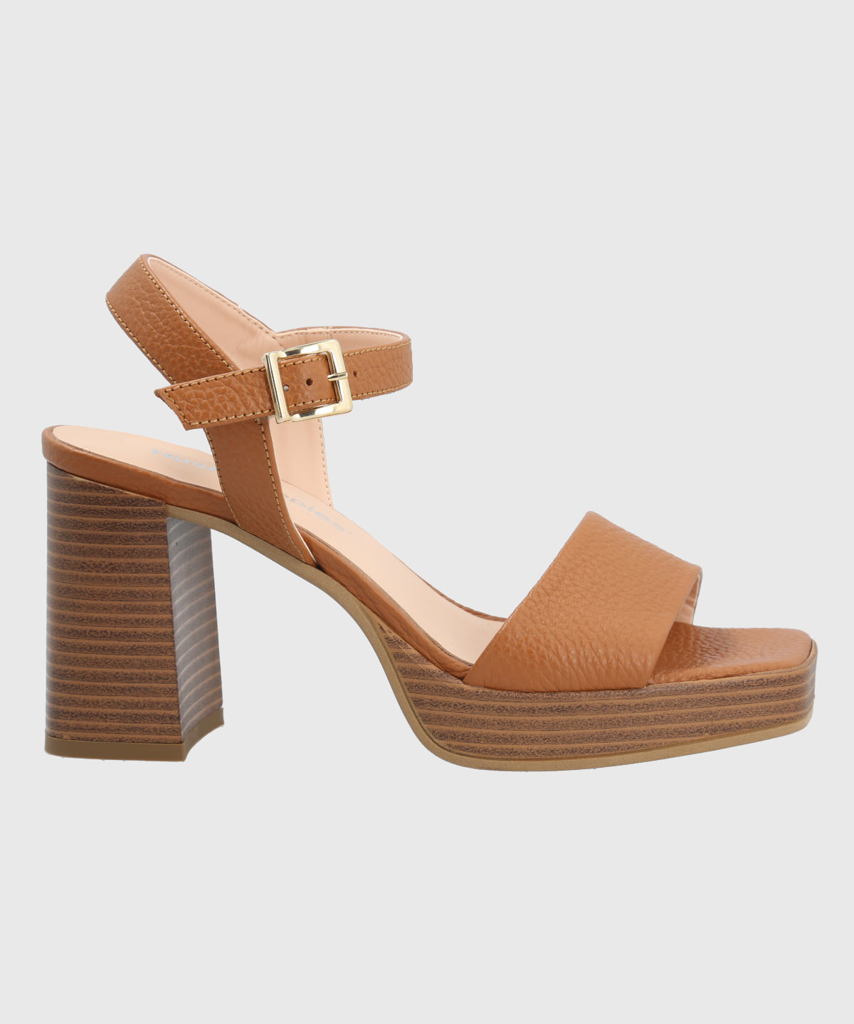 Sandalia Para Mujer Cuero Bormio Café Hush Puppies