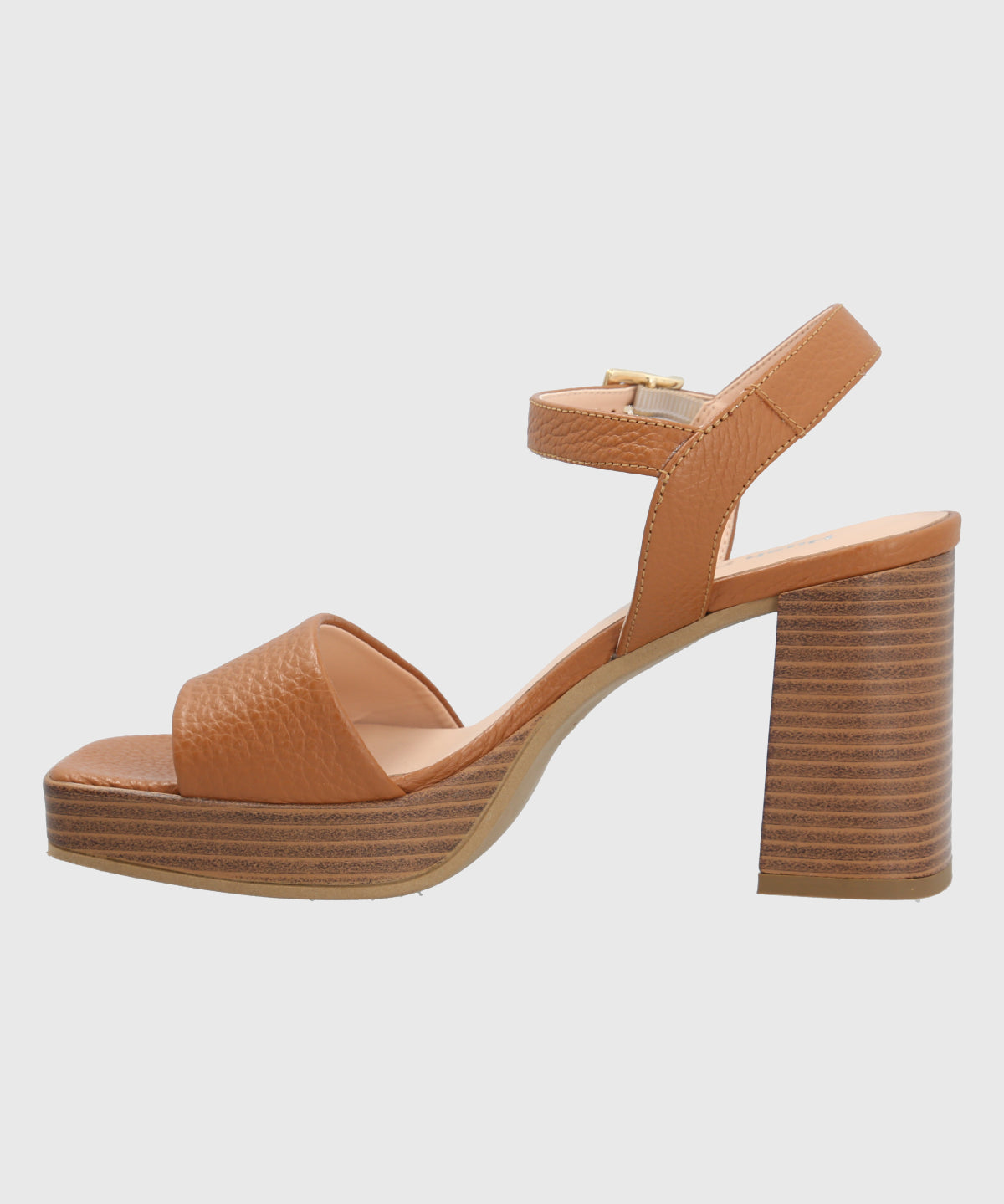 Sandalia Para Mujer Cuero Bormio Café Hush Puppies