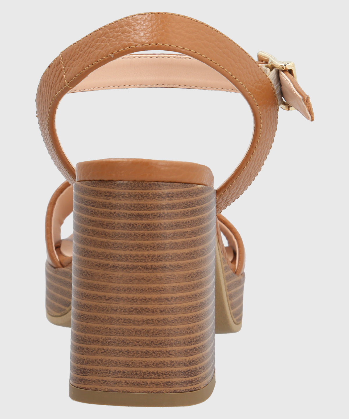 Sandalia Para Mujer Cuero Bormio Café Hush Puppies