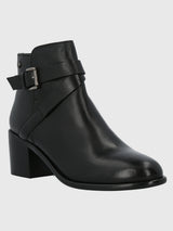 Botín Para Mujer Cuero Amanda Negro Hush Puppies