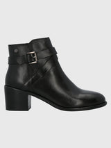 Botín Para Mujer Cuero Amanda Negro Hush Puppies