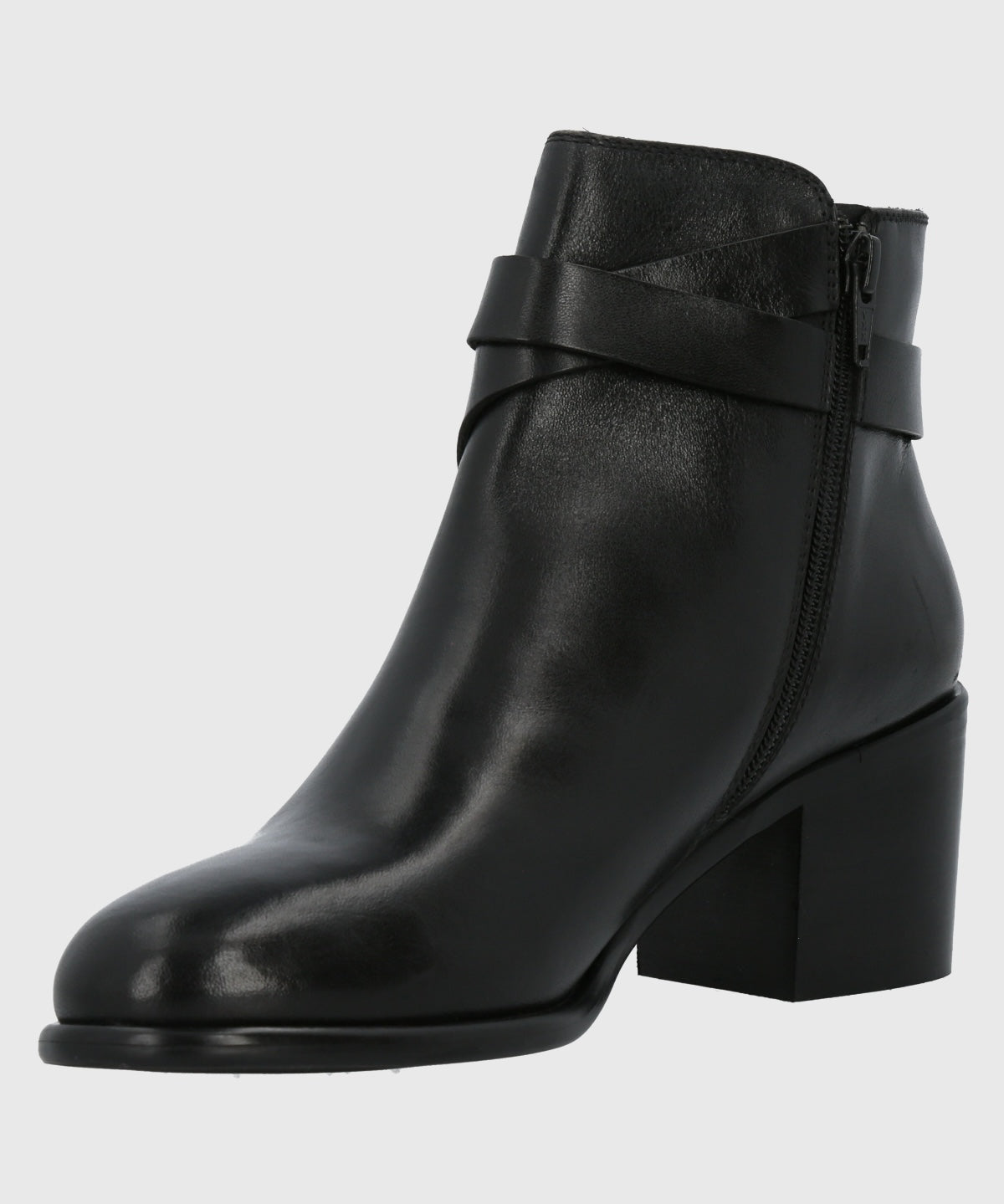 Botín Para Mujer Cuero Amanda Negro Hush Puppies