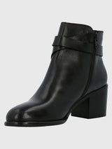 Botín Para Mujer Cuero Amanda Negro Hush Puppies