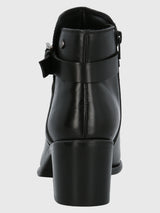 Botín Para Mujer Cuero Amanda Negro Hush Puppies