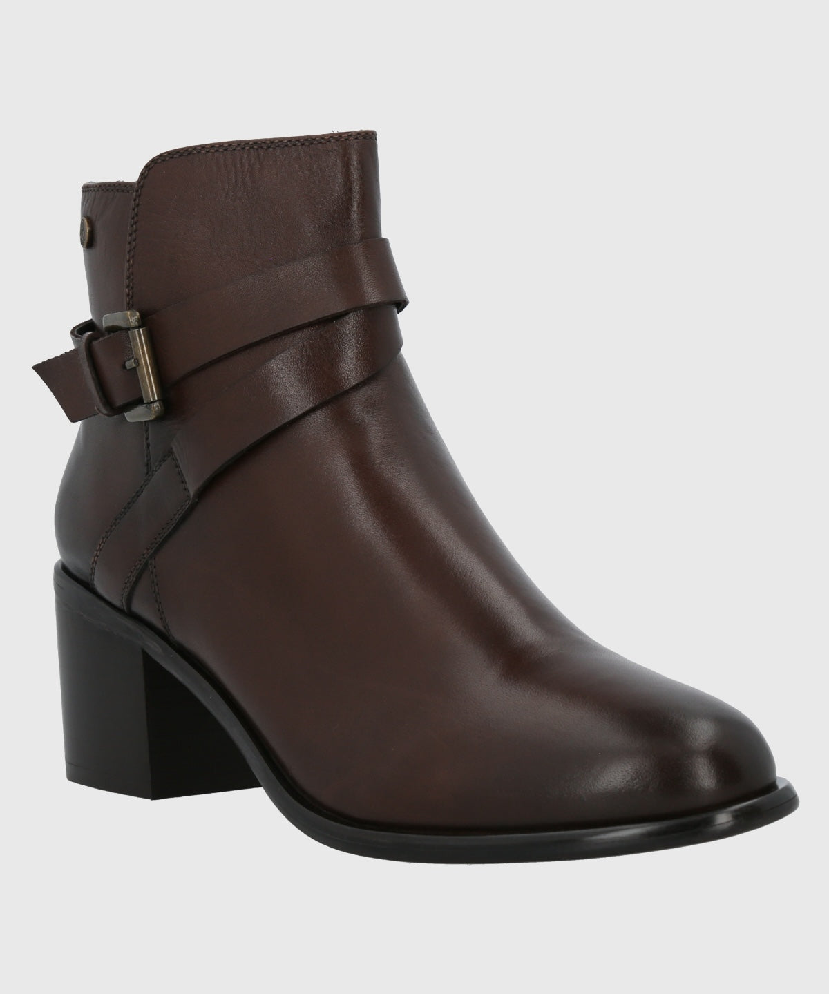 Botín Para Mujer Cuero Amanda Marrón Hush Puppies