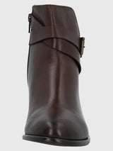Botín Para Mujer Cuero Amanda Marrón Hush Puppies