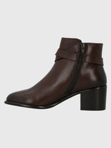 Botín Para Mujer Cuero Amanda Marrón Hush Puppies