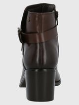 Botín Para Mujer Cuero Amanda Marrón Hush Puppies