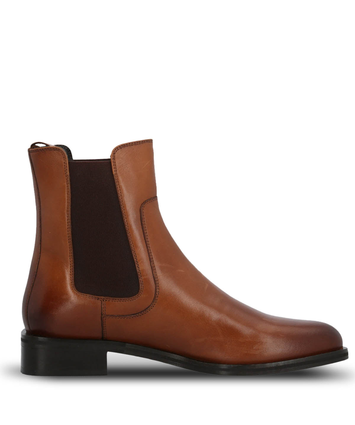 Botín Para Mujer Cuero Rivor Marron Hush Puppies