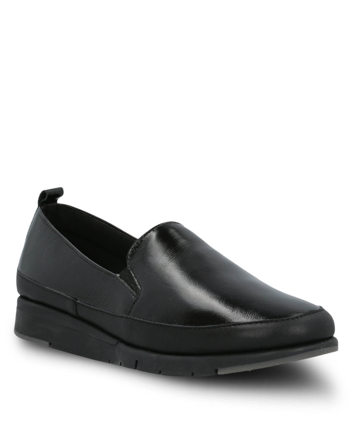 Slip On Para Mujer Cuero Judy Negro Hush Puppies