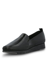 Slip On Para Mujer Cuero Judy Negro Hush Puppies