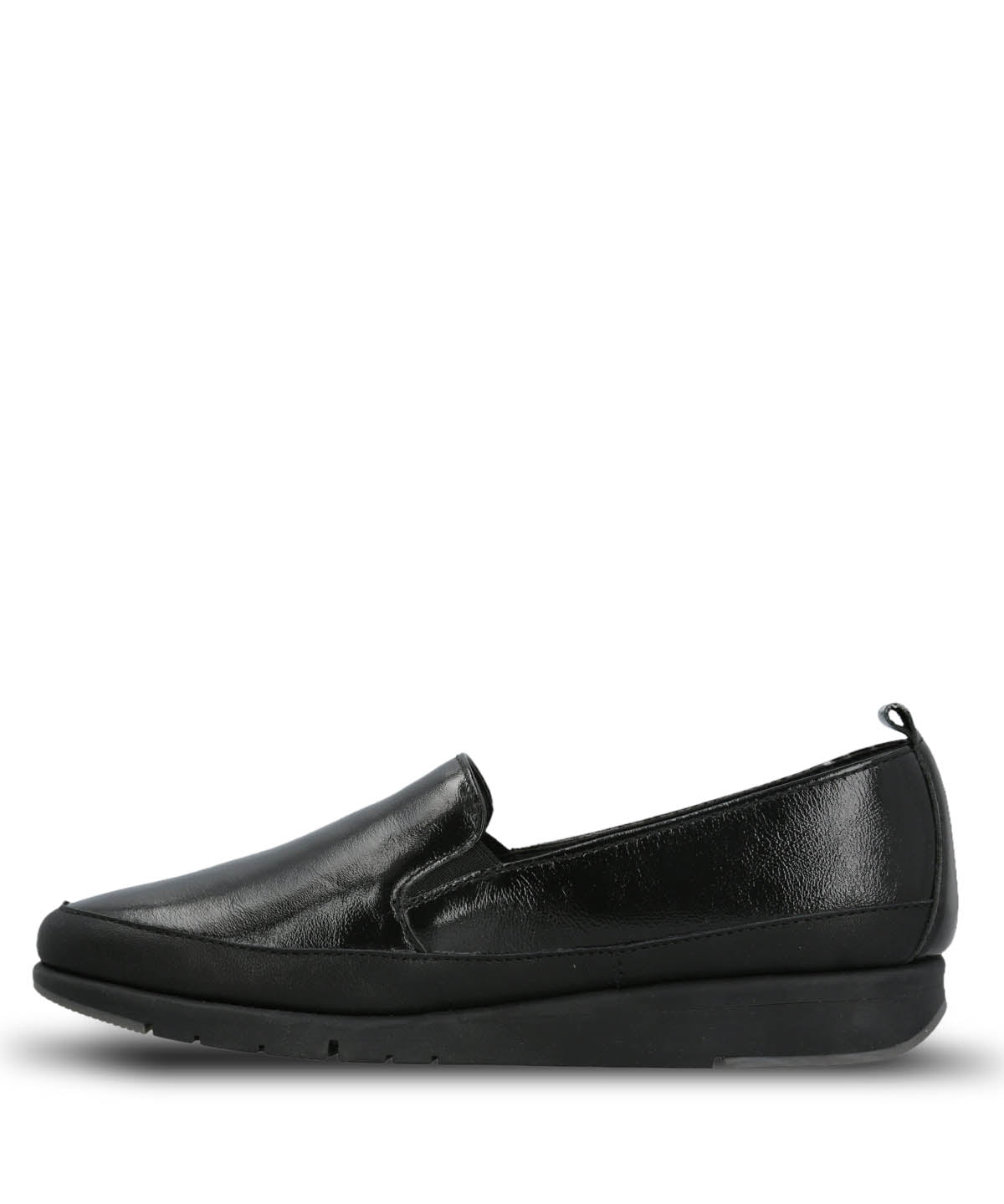Slip On Para Mujer Cuero Judy Negro Hush Puppies