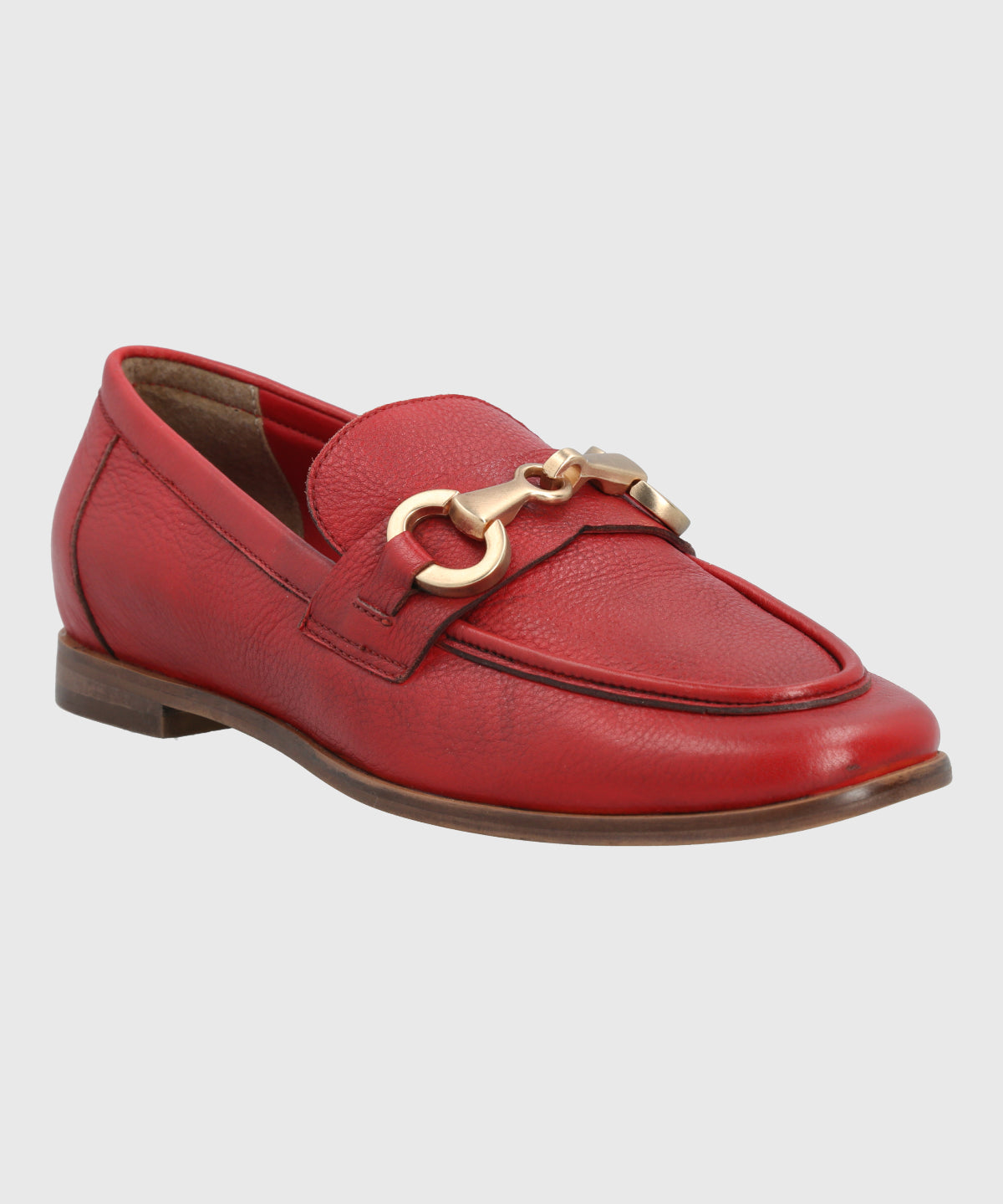 Mocasin Poplin Cuero Mujer