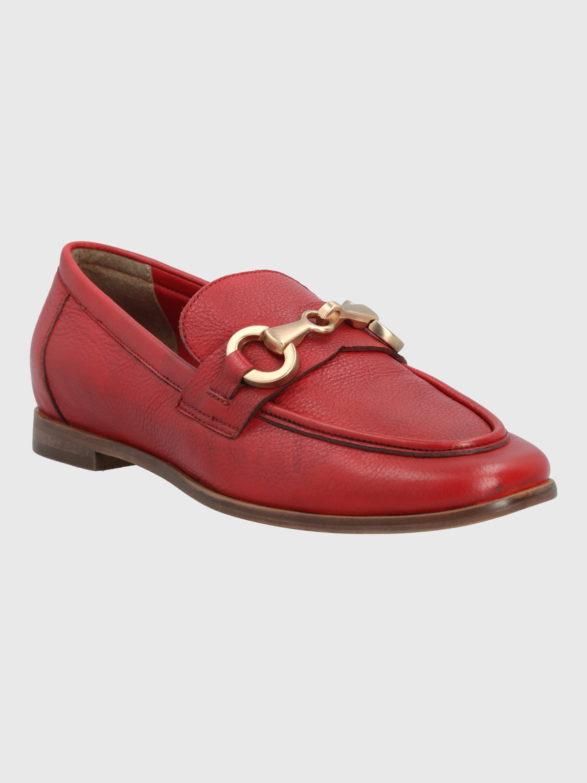 Mocasin Poplin Cuero Mujer