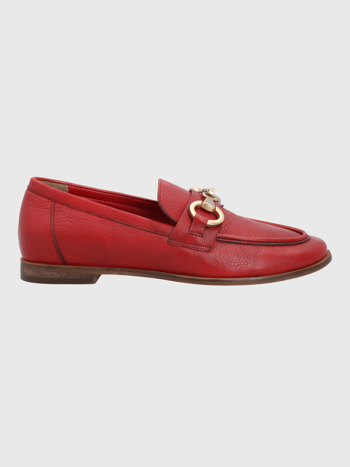 Mocasin Poplin Cuero Mujer