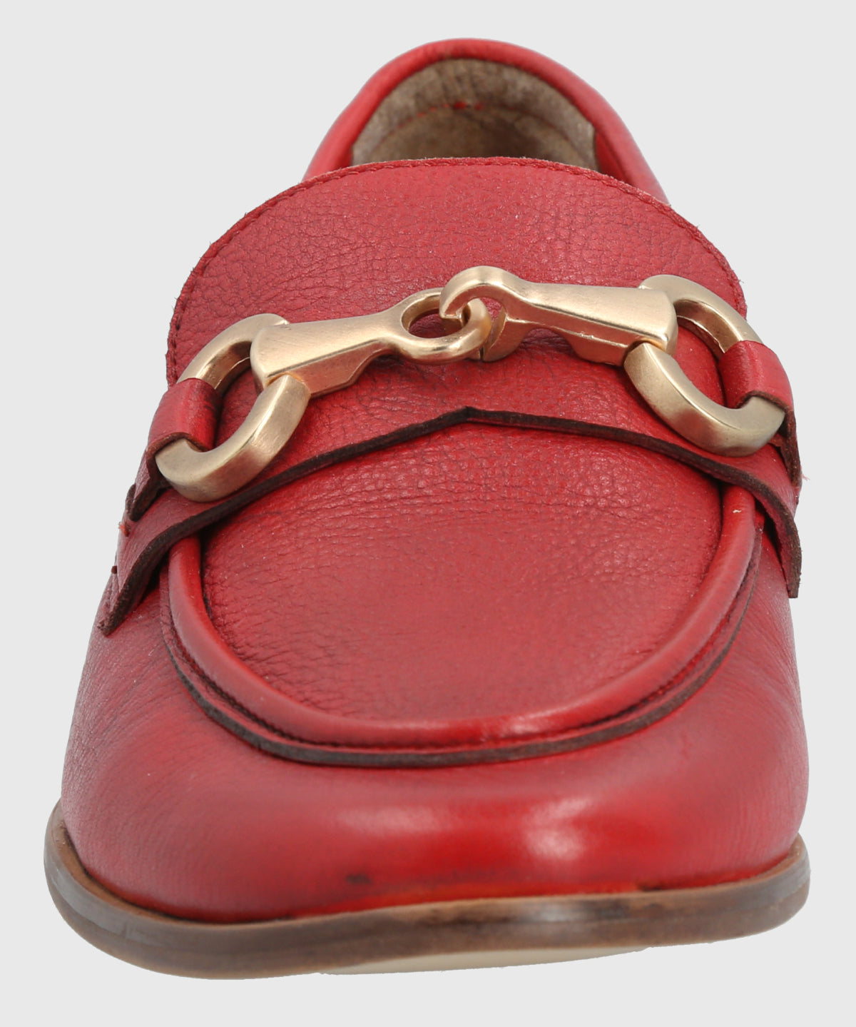 Mocasin Poplin Cuero Mujer