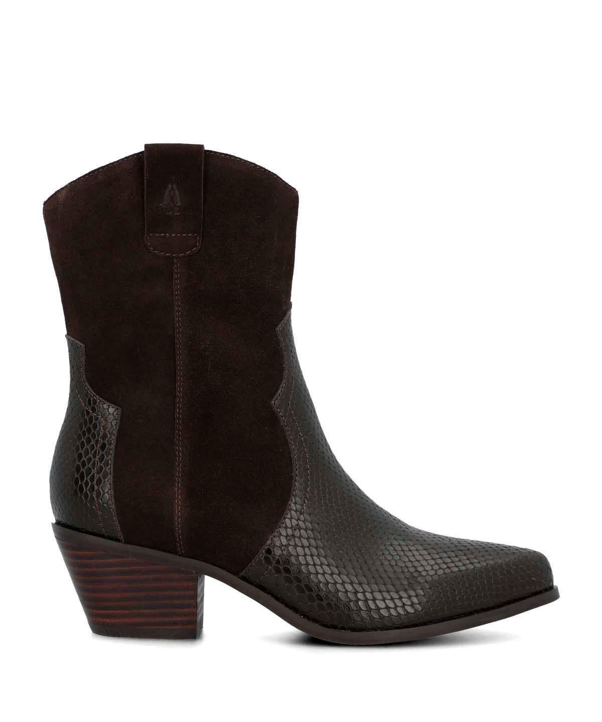 Botin Varca Cuero Mujer