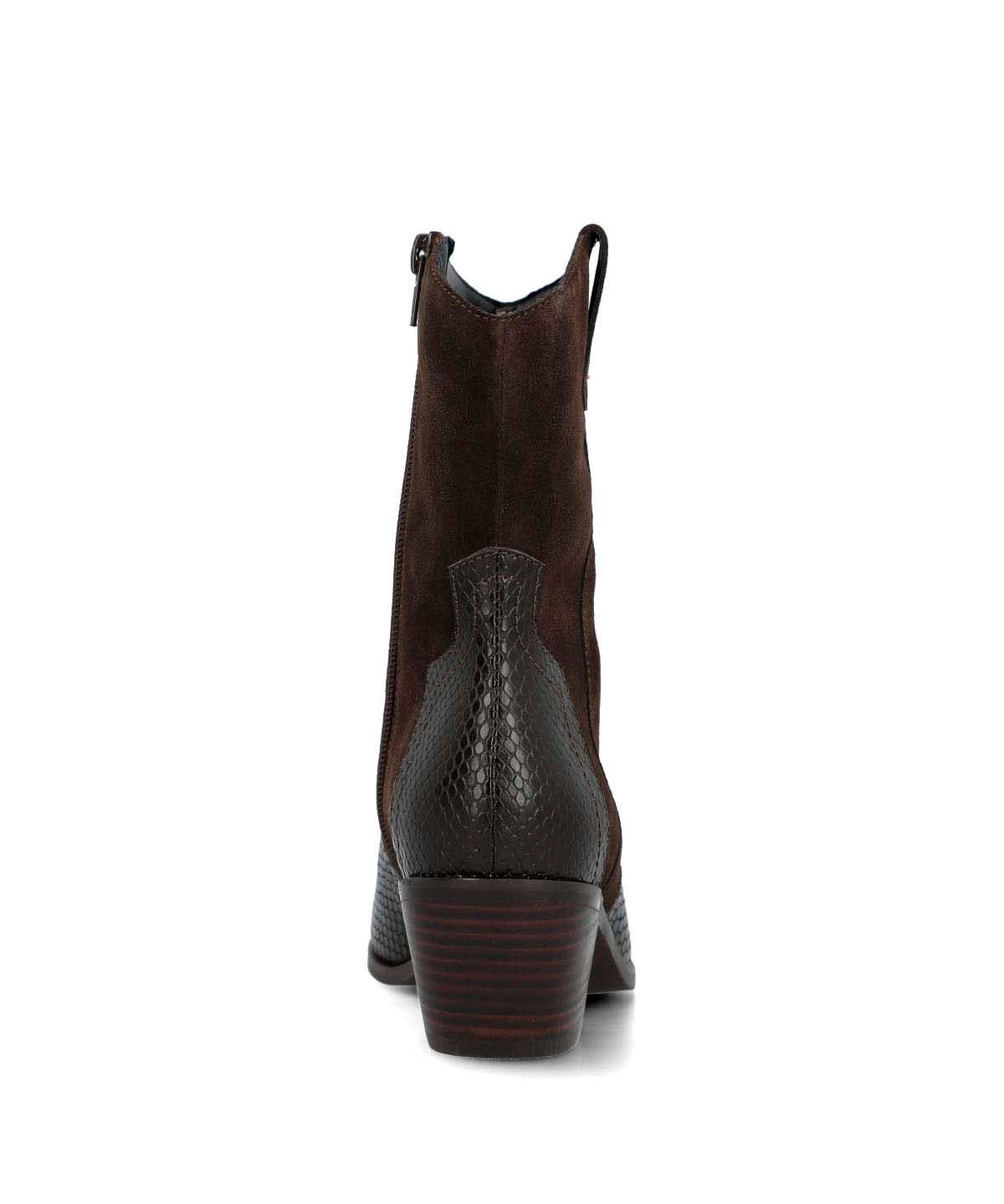 Botin Varca Cuero Mujer