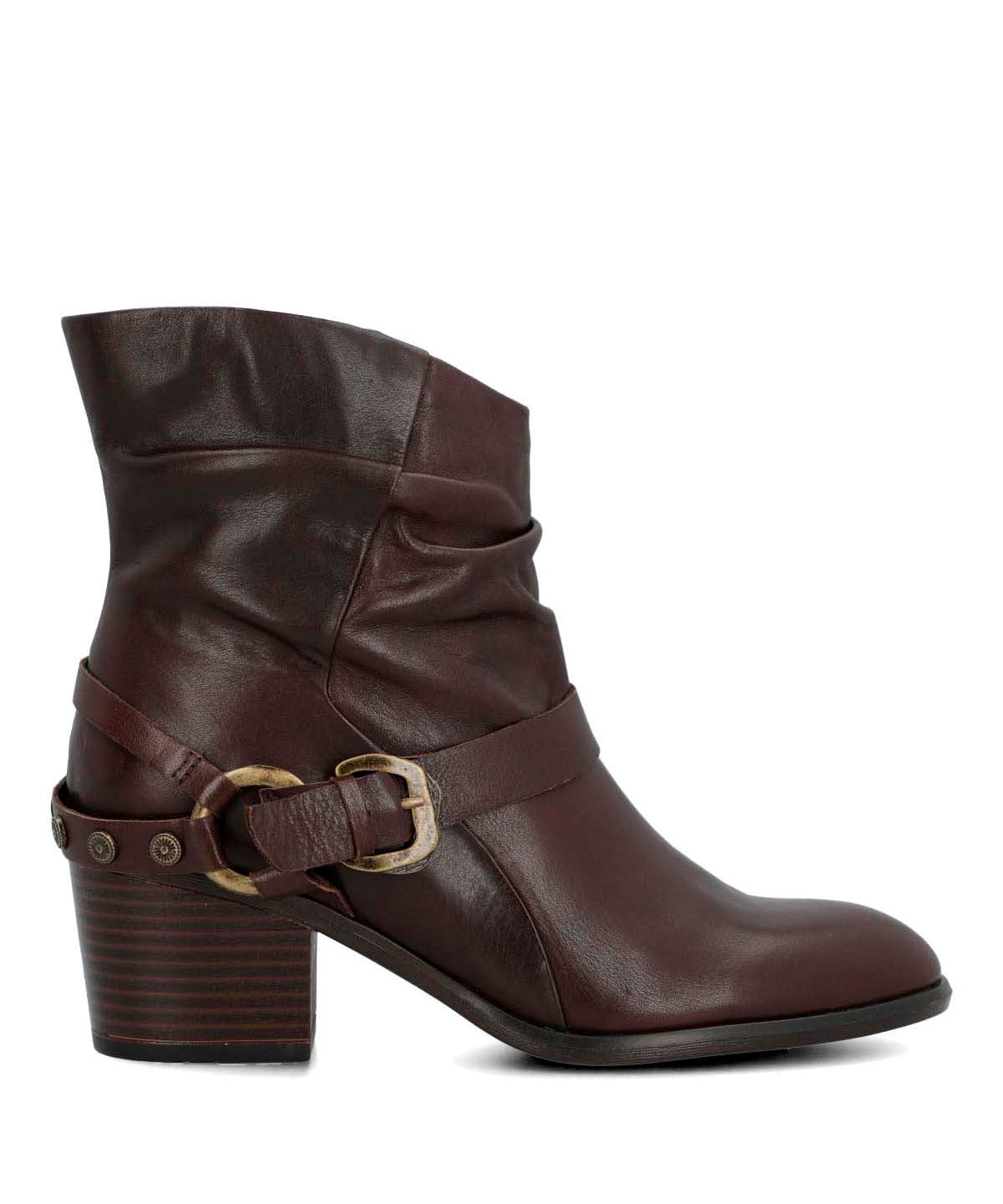Botin Marita Cuero Mujer