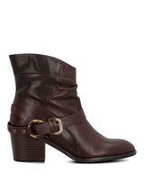 Botin Marita Cuero Mujer