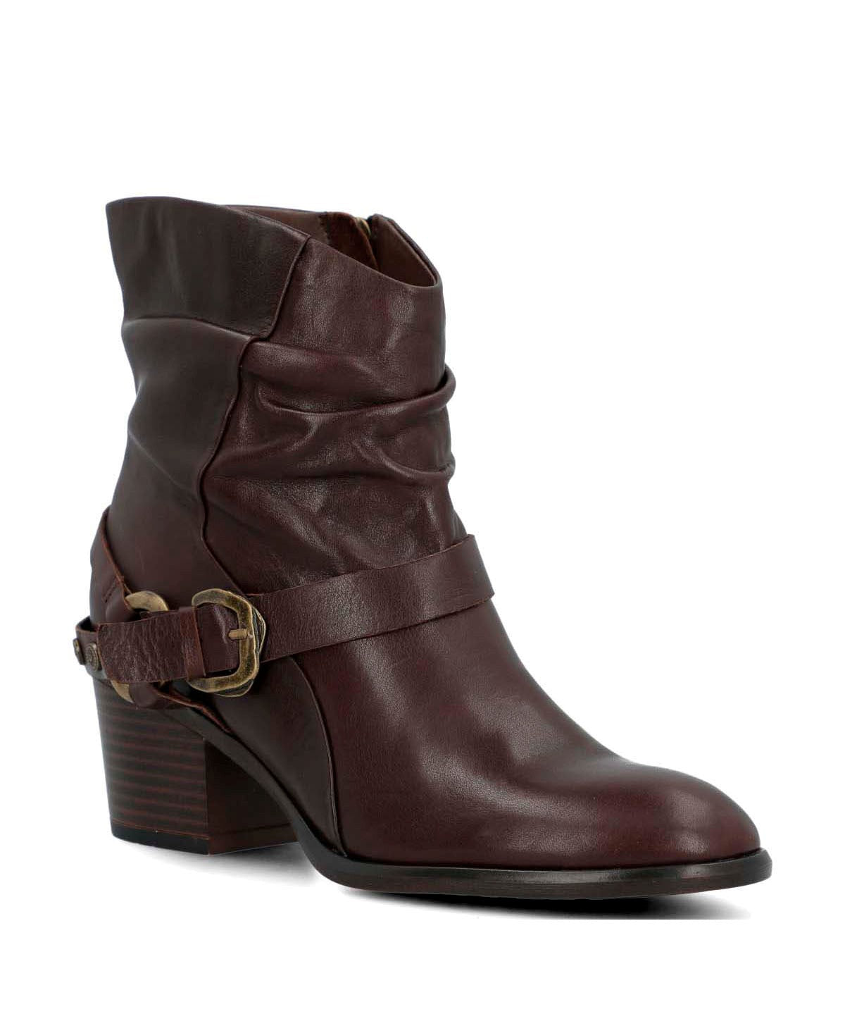 Botin Marita Cuero Mujer
