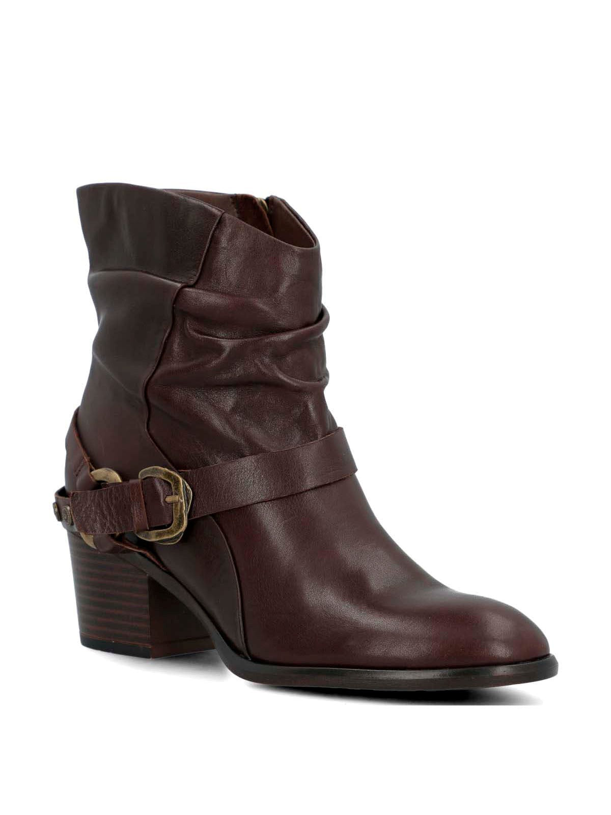 Botin Marita Cuero Mujer