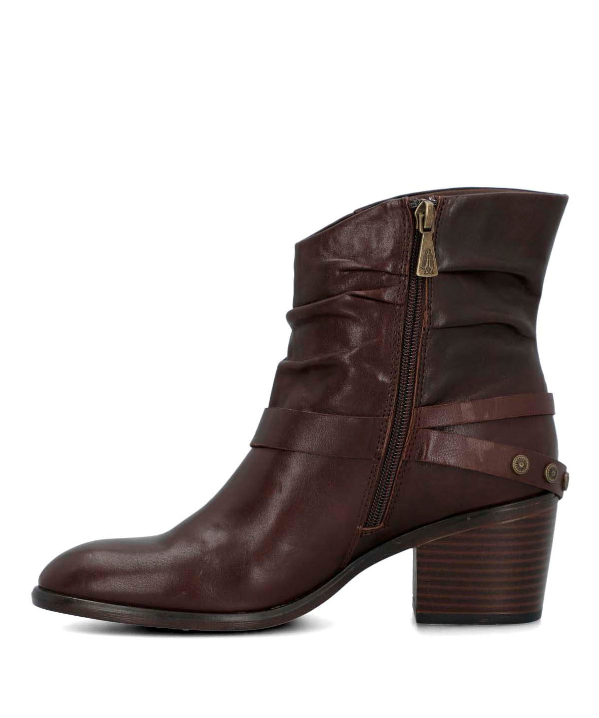 Botin Marita Cuero Mujer