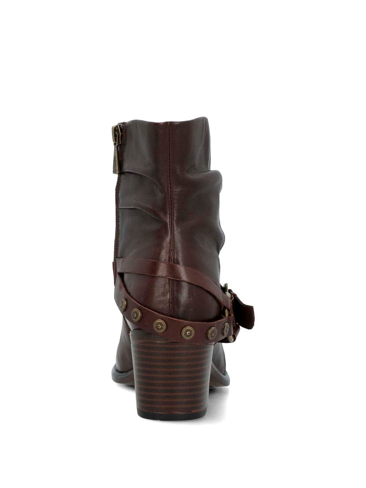 Botin Marita Cuero Mujer