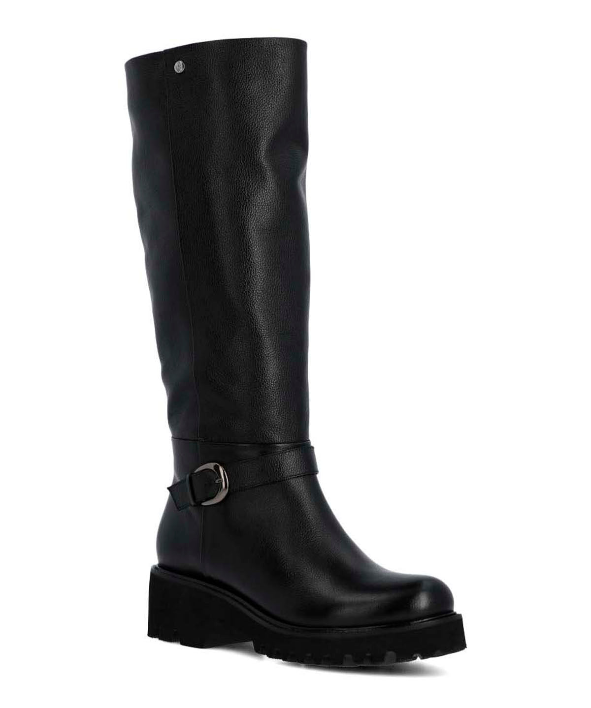 Bota Para Mujer Cuero Blisda Negro Hush Puppies