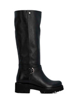 Bota Para Mujer Cuero Blisda Negro Hush Puppies