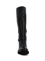 Bota Para Mujer Cuero Blisda Negro Hush Puppies