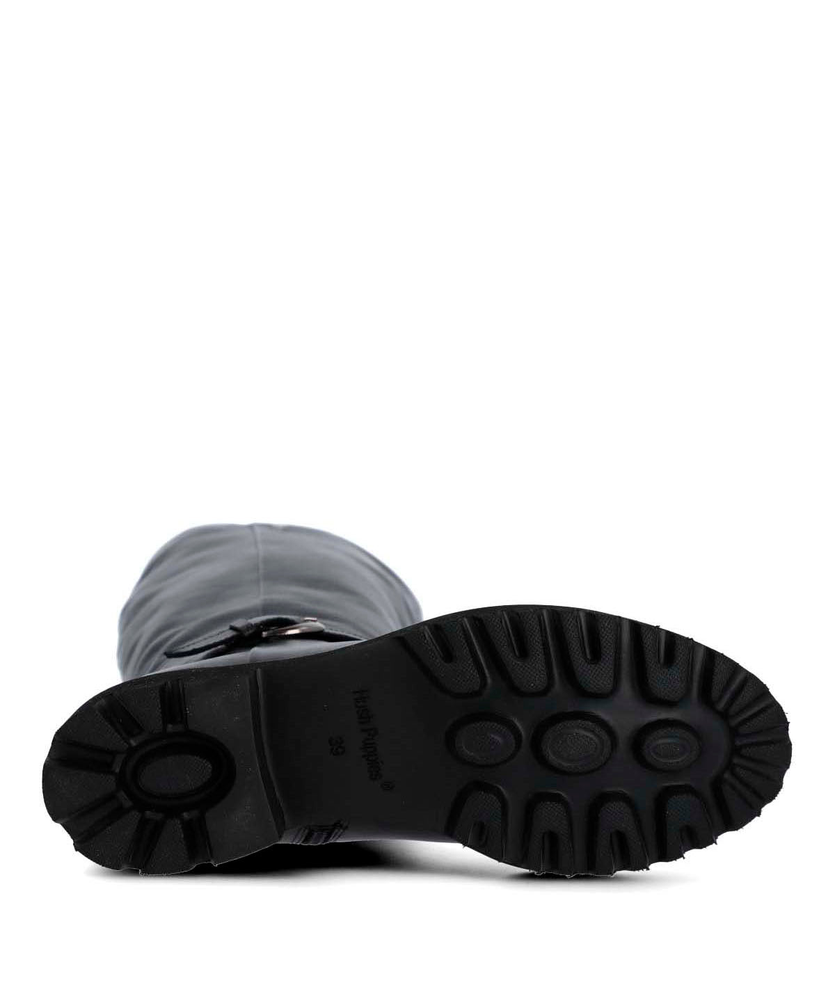 Bota Para Mujer Cuero Blisda Negro Hush Puppies