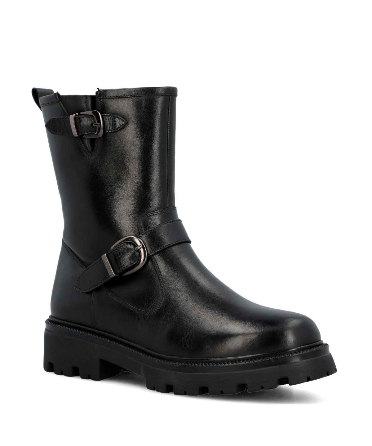 Botin Bunda Cuero Mujer