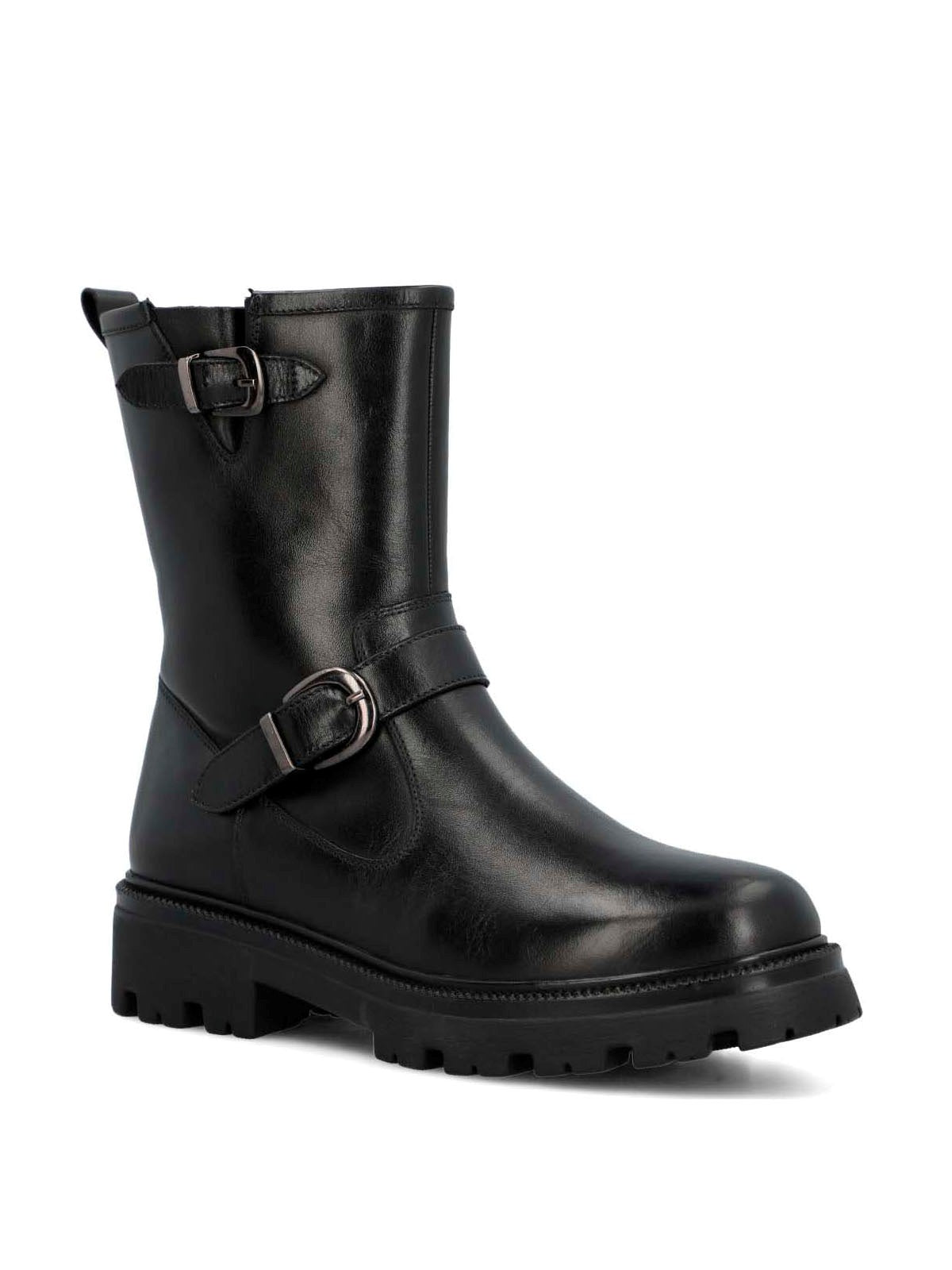 Botin Bunda Cuero Mujer