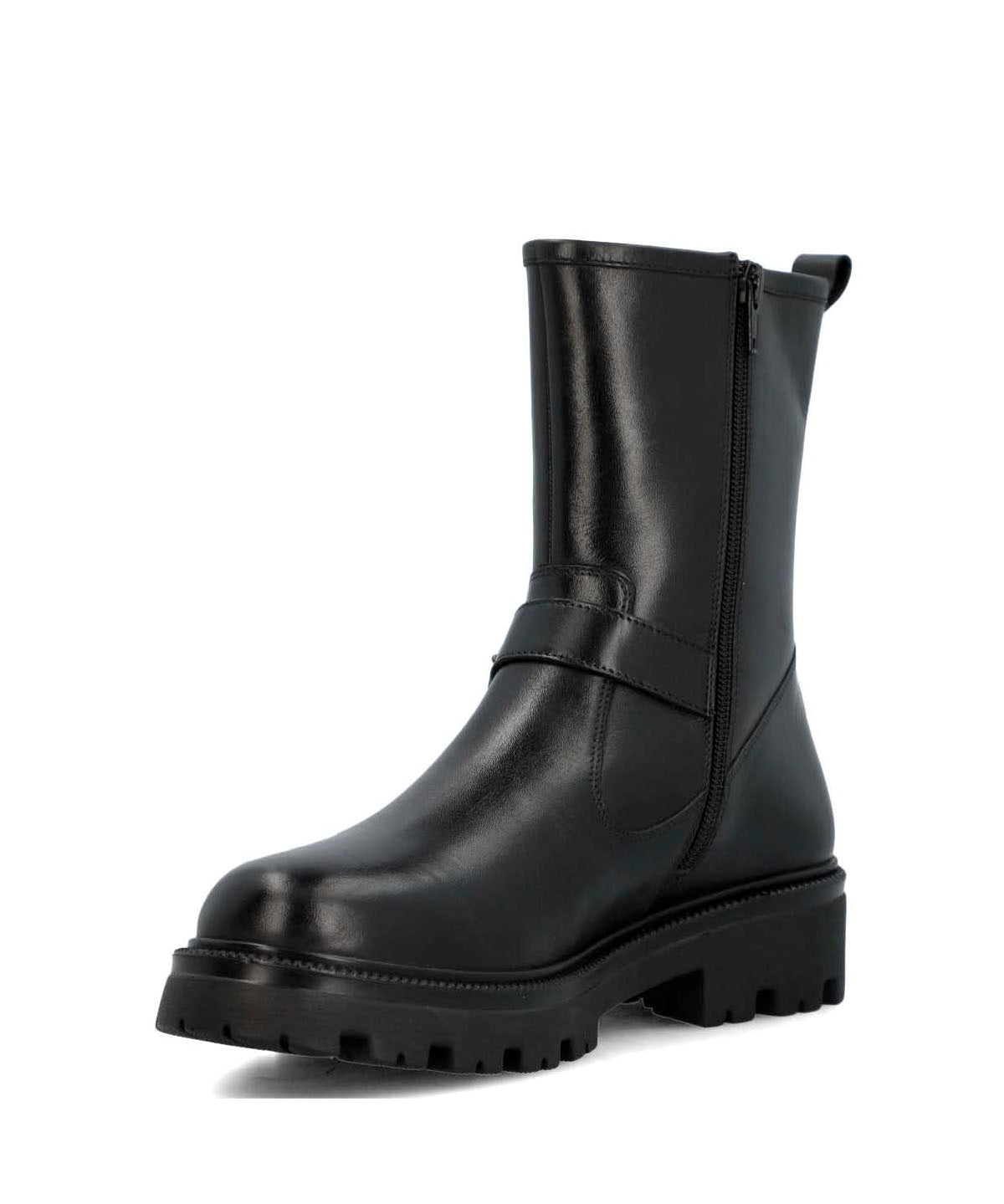 Botin Bunda Cuero Mujer